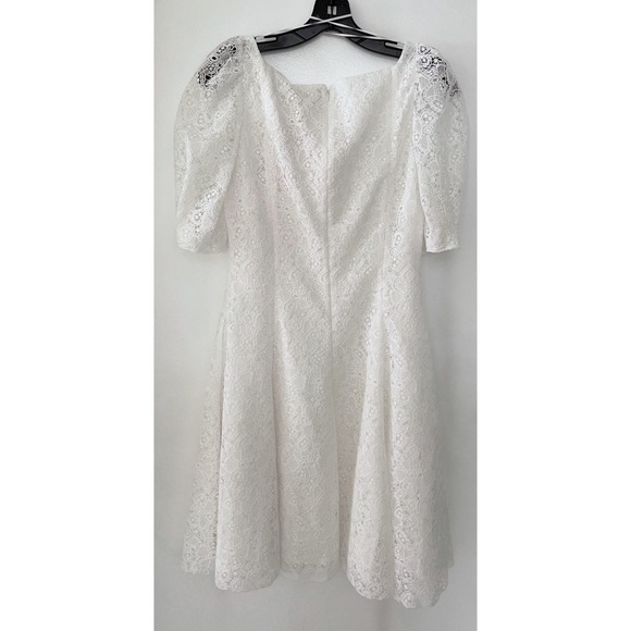 NWT Brock Collection White Temple Lace Mini Dress Made in Italy 2​​​​​ - Picture 6 of 11
